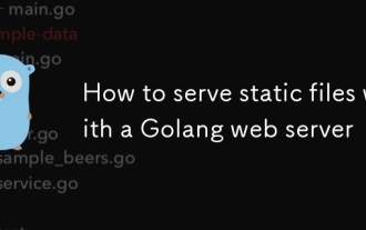 How to serve static files with a Golang web server