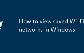 So sehen Sie gespeicherte Wi-Fi-Netzwerke in Windows
