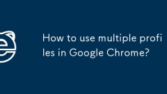 Wie verwende ich mehrere Profile in Google Chrome?