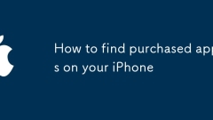 How to find purchased apps on your iPhone