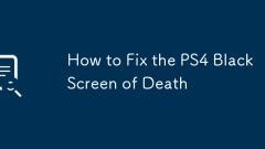 Comment réparer l'écran noir PS4 de la mort