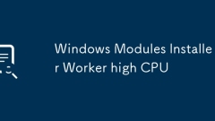 Windows Modules Installer Worker High CPU