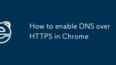 So aktivieren Sie DNS über HTTPS in Chrom