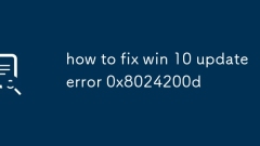 Win 10 ???? ?? 0x8024200D? ???? ??