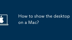 How to show the desktop on a Mac?