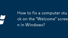 Wie repariere ich einen Computer auf dem Bildschirm 'Willkommen' in Windows?