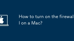 Bagaimana cara menghidupkan firewall pada Mac?