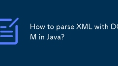 Wie kann ich XML mit DOM in Java analysieren?