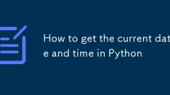 So erhalten Sie das aktuelle Datum und die aktuelle Uhrzeit in Python