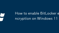 Cara Mengaktifkan Penyulitan Bitlocker pada Windows 11