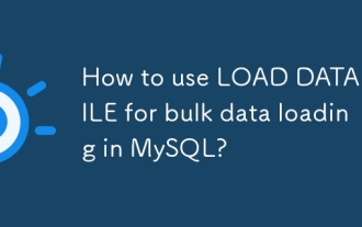 How to use LOAD DATA INFILE for bulk data loading in MySQL?