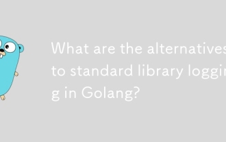 Golangの標準的なライブラリロギングの代替品は何ですか?