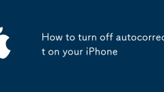 Comment désactiver automatiquement votre iPhone