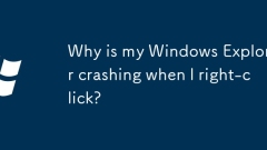 Mengapa Windows Explorer saya terhempas ketika saya klik kanan?