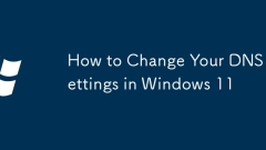 如何更改Windows 11中的DNS設置
