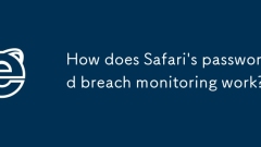 Comment fonctionne la surveillance de la violation du mot de passe de Safari?