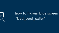 WIN ?? ??? 'BAD_POOL_CALLER'? ??? ??