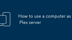 So verwenden Sie einen Computer als Plex -Server