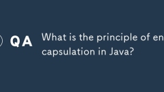 Was ist das Prinzip der Verkapselung in Java?