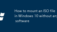 Cara memasang fail ISO di Windows 10 tanpa perisian