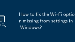 Windows? ???? ?? ? Wi-Fi ??? ???? ??? ??????