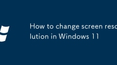 Cara menukar resolusi skrin di Windows 11