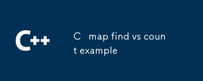 C map find vs count example