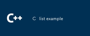 C list example