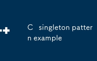 C   singleton pattern example