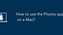 Comment utiliser l'application Photos sur un Mac?