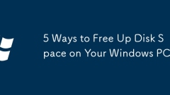 5 Ways to Free Up Disk Space on Your Windows PC
