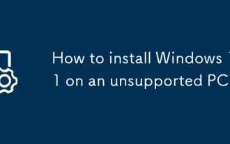 How to install Windows 11 on an unsupported PC?