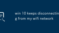 win 10 keeps disconnecting from my wifi network