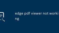 edge pdf viewer not working