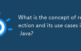 What is the concept of reflection and its use cases in Java?
