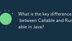 What is the key difference between Callable and Runnable in Java?