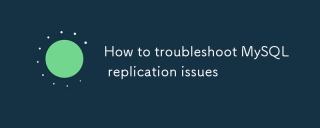 How to troubleshoot MySQL replication issues