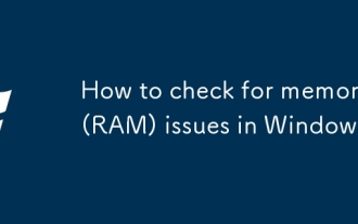 Cara memeriksa masalah memori (RAM) di Windows