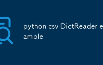 Contoh dictreader CSV Python