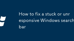 Cara Memperbaiki Bar Carian Windows yang Terjejas atau Tidak Menjauhkan