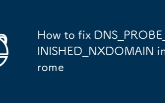 Cara membetulkan dns_probe_finished_nxdomain dalam krom