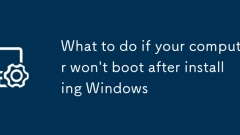 Apa yang Harus Dilakukan Sekiranya Komputer Anda Tidak Boot Setelah Memasang Windows