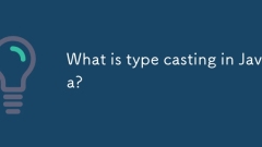 What is type casting in Java?