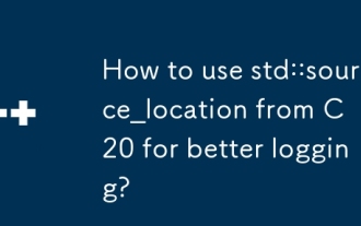 How to use std::source_location from C  20 for better logging?