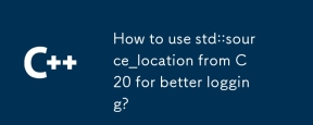 Bagaimana untuk menggunakan std :: source_location dari c 20 untuk pembalakan yang lebih baik?