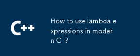 Bagaimana cara menggunakan ekspresi lambda dalam moden C?