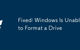 Tetap: Windows tidak dapat memformat pemacu