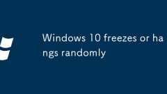 Windows 10 freezes or hangs randomly