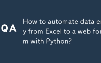 Bagaimana untuk mengautomasikan kemasukan data dari Excel ke borang web dengan Python?