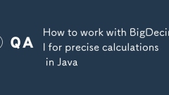 How to work with BigDecimal for precise calculations in Java